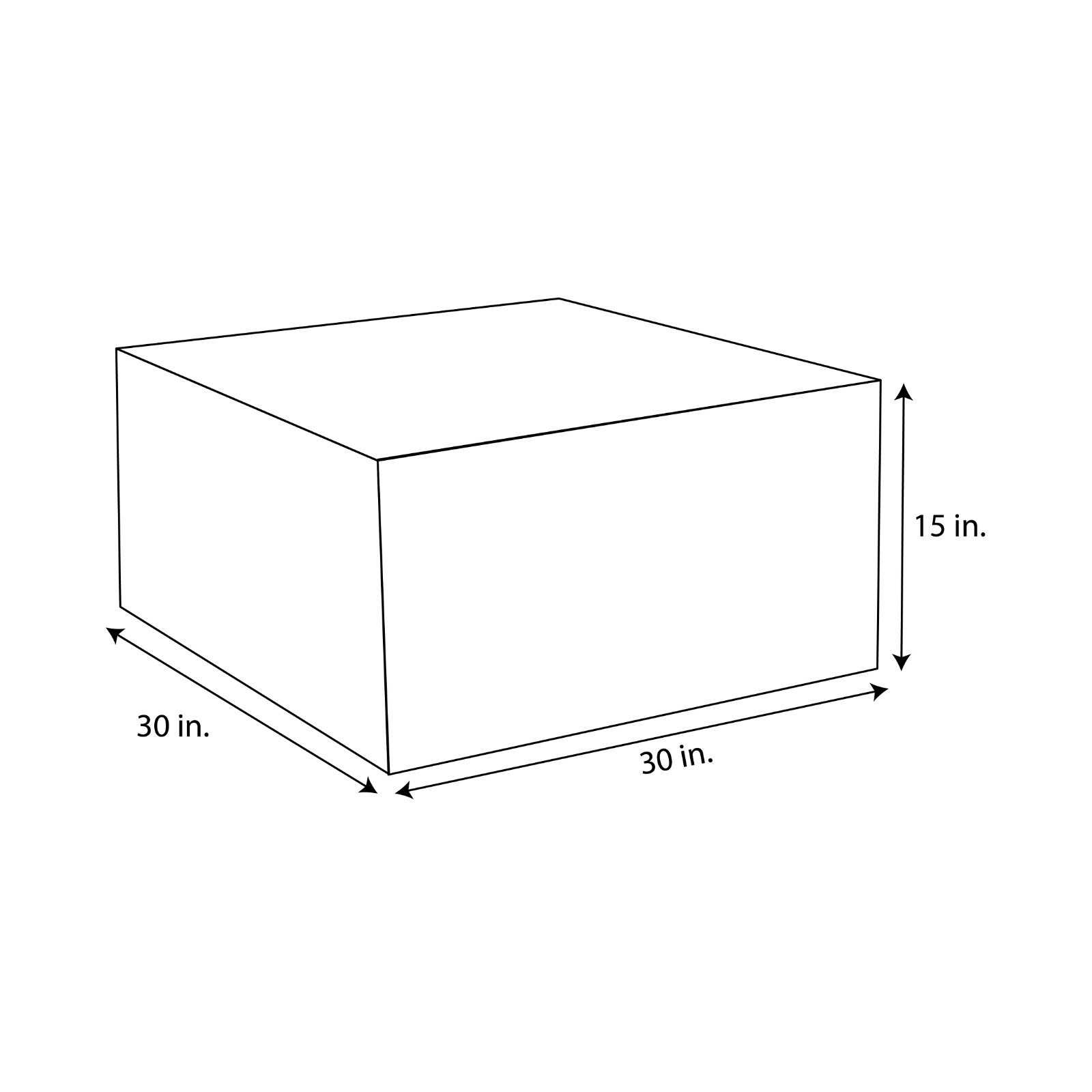 Sorra Home Sunbrella Outdoor Bean Pouf 30 in W x 30 in D x 15 in H