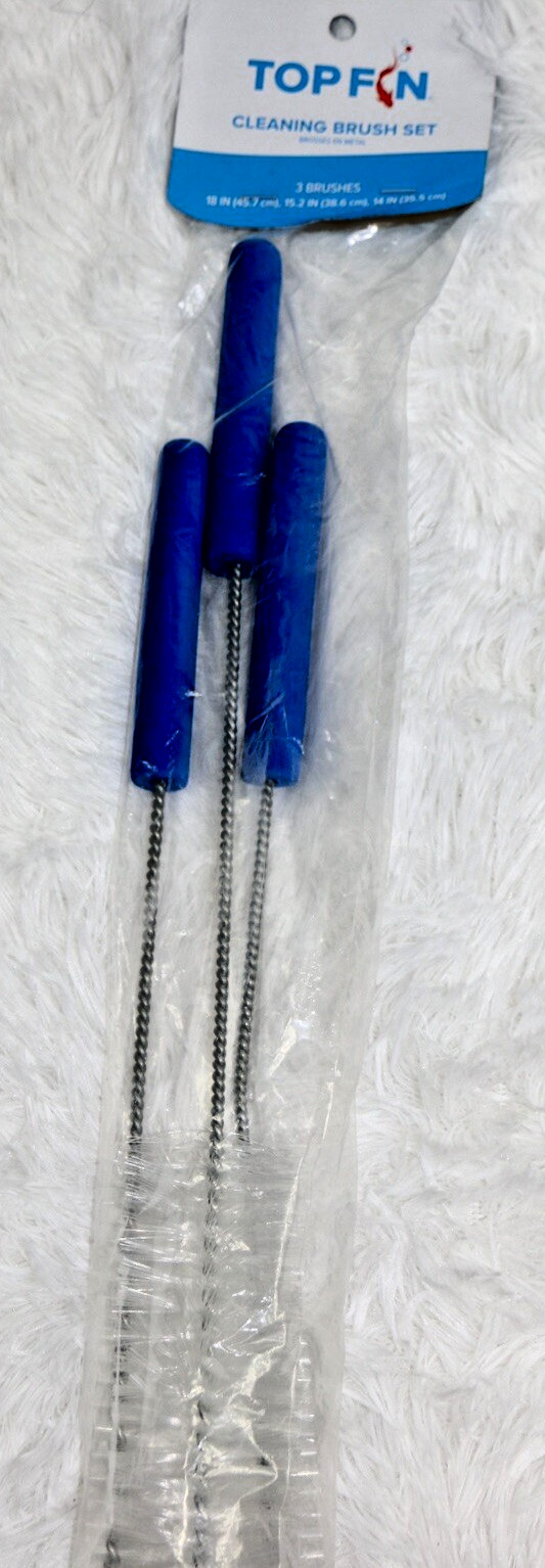 Aquarium Filter Tube Cleaning Brush Set 3pc 14” 15” 18” Fish Tank Hose Cleaner