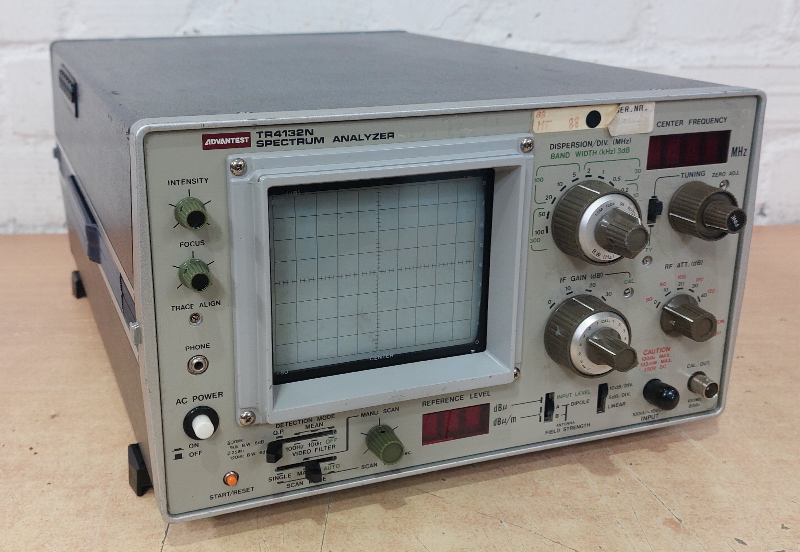Advantest TR4132N Analog Spectrum Analyzer / Untested From Stock