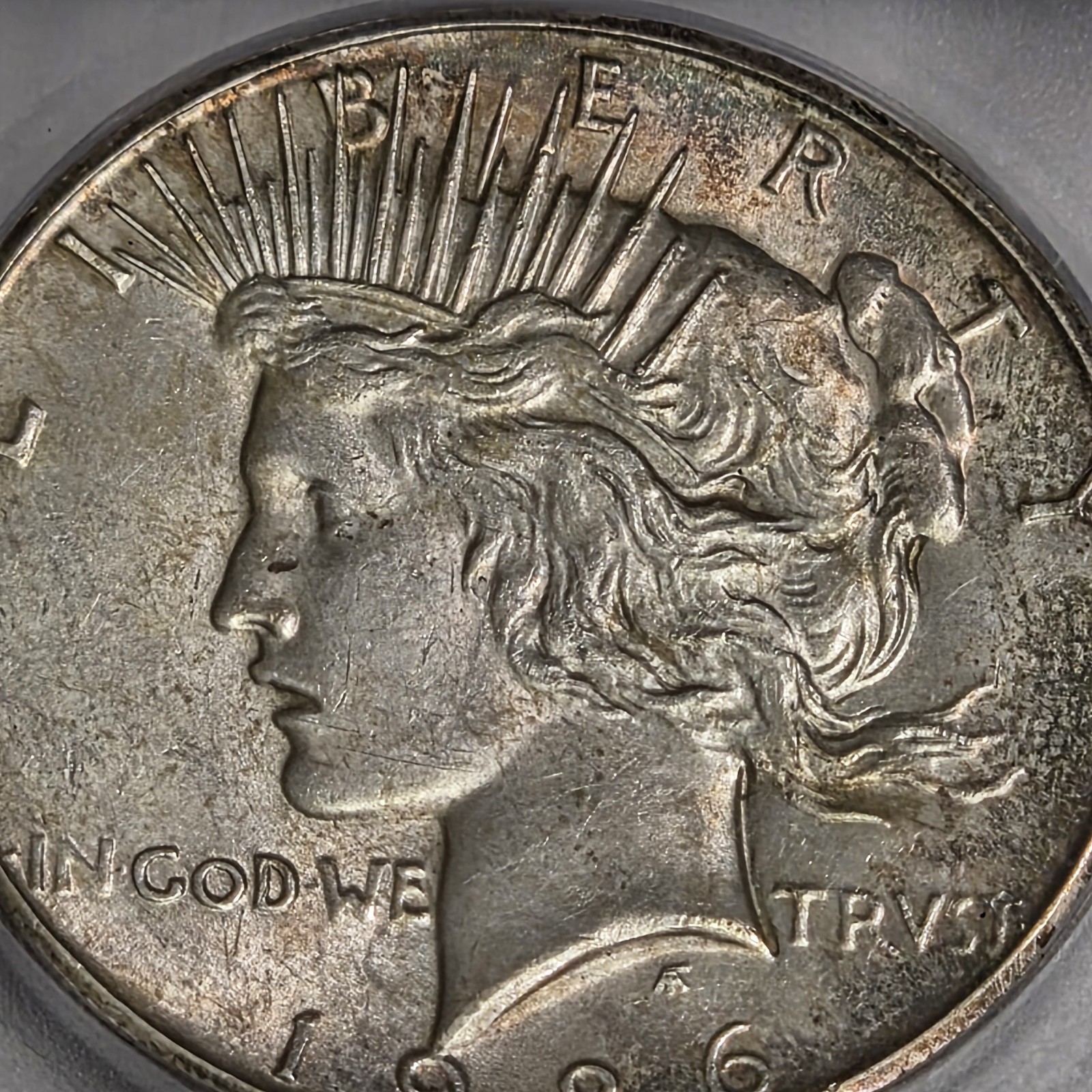 1926 s peace silver dollar ICG MS61