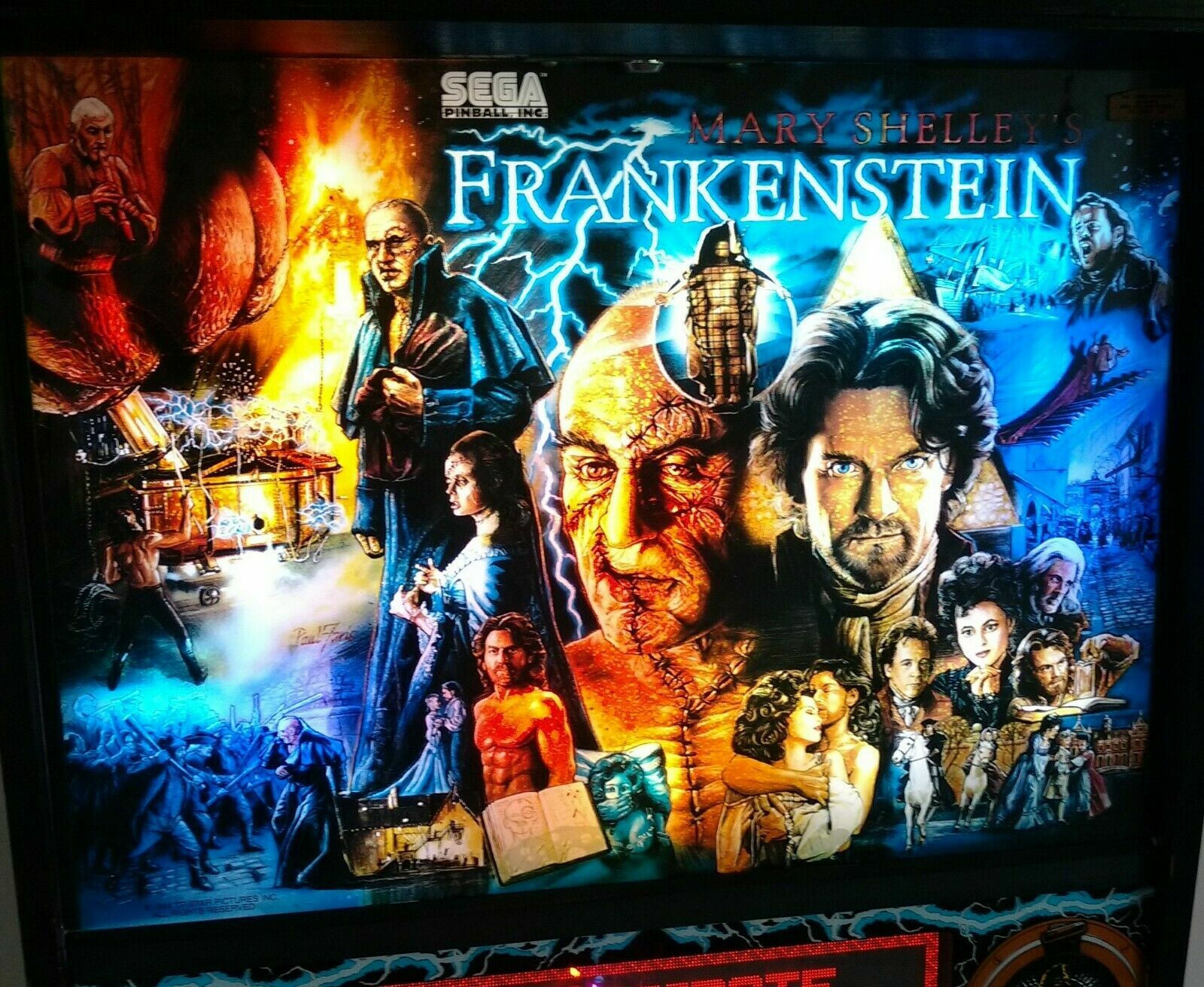 FRANKENSTEIN - NON GHOSTING Lighting Kit custom SUPER BRIGHT PINBALL LED KIT