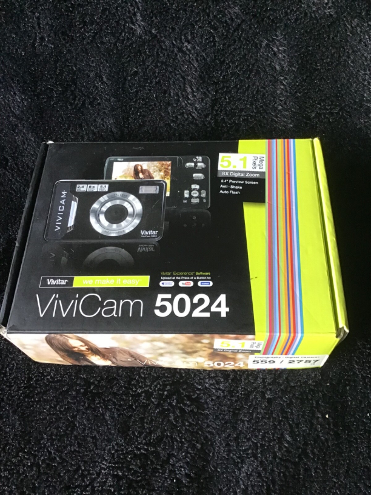 Vivitar Vivicam 5.1MP Compact Digital Camera in good Working Condition Boxed