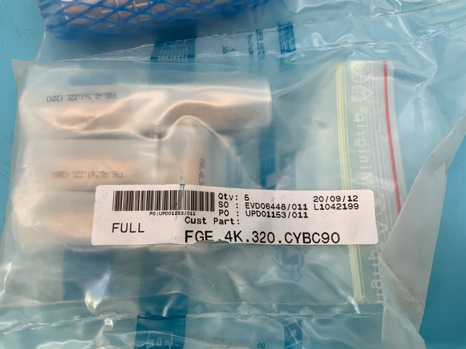 (5) Lemo FGE.4k Circular Push-Pull Connector