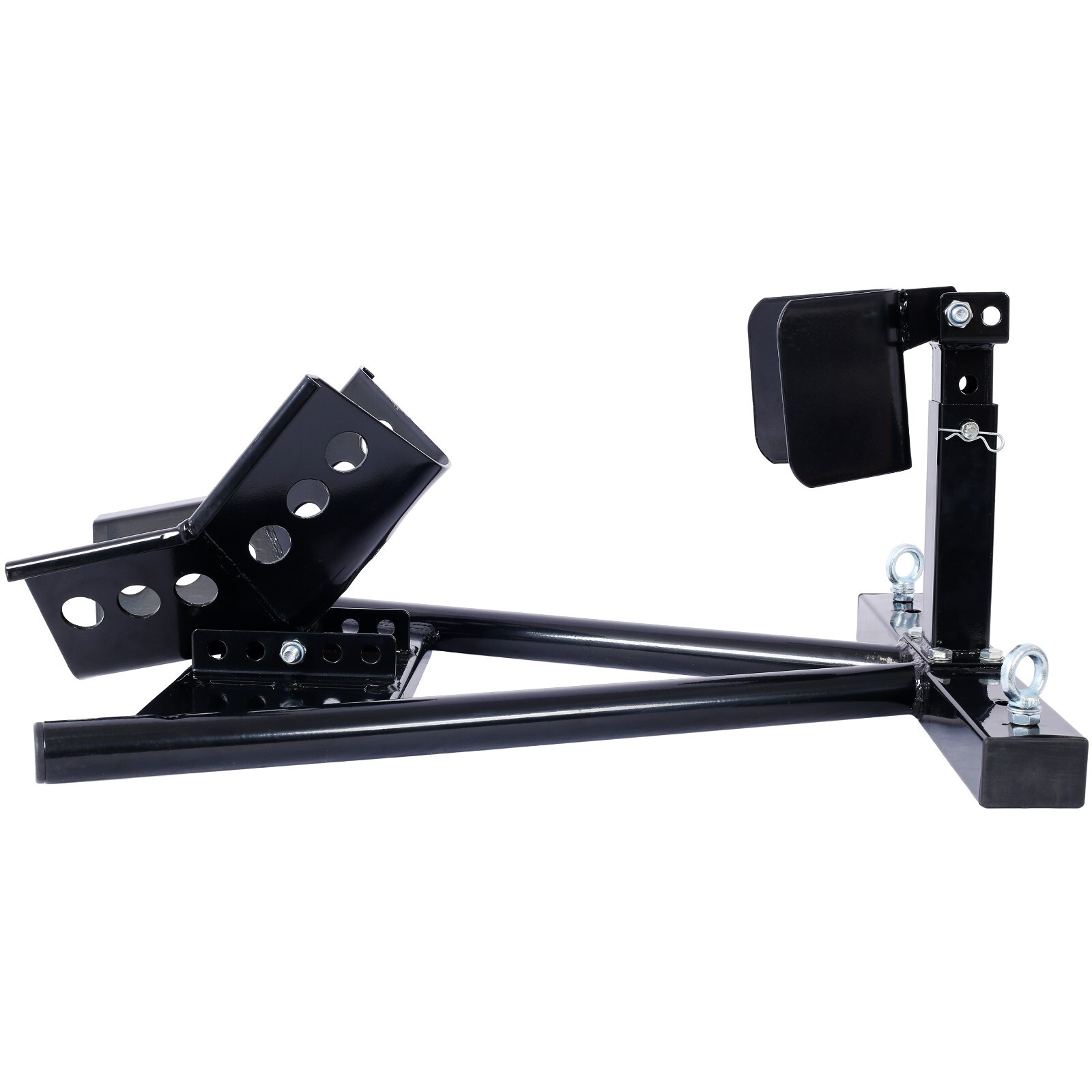 Motorcycle Front Tire Chock for 17"-21" Wheels Locking Adjusting Stand