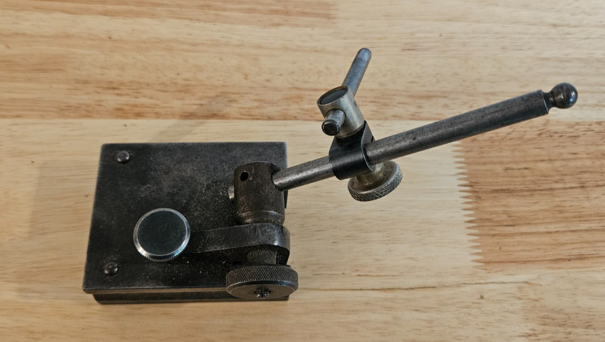 Vintage Mounting Stand for Dial Test Indicator Gem Instrument Cleveland Ohio