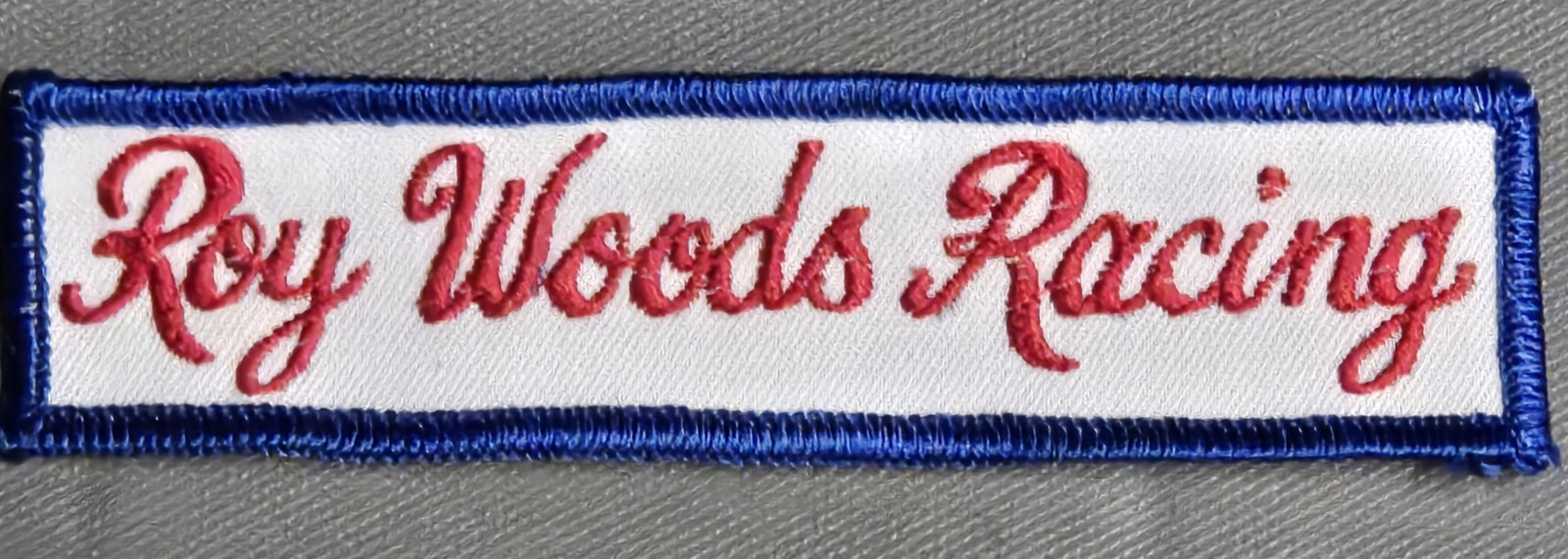 Roy Woods Racing Sew-On Patch 5" NOS