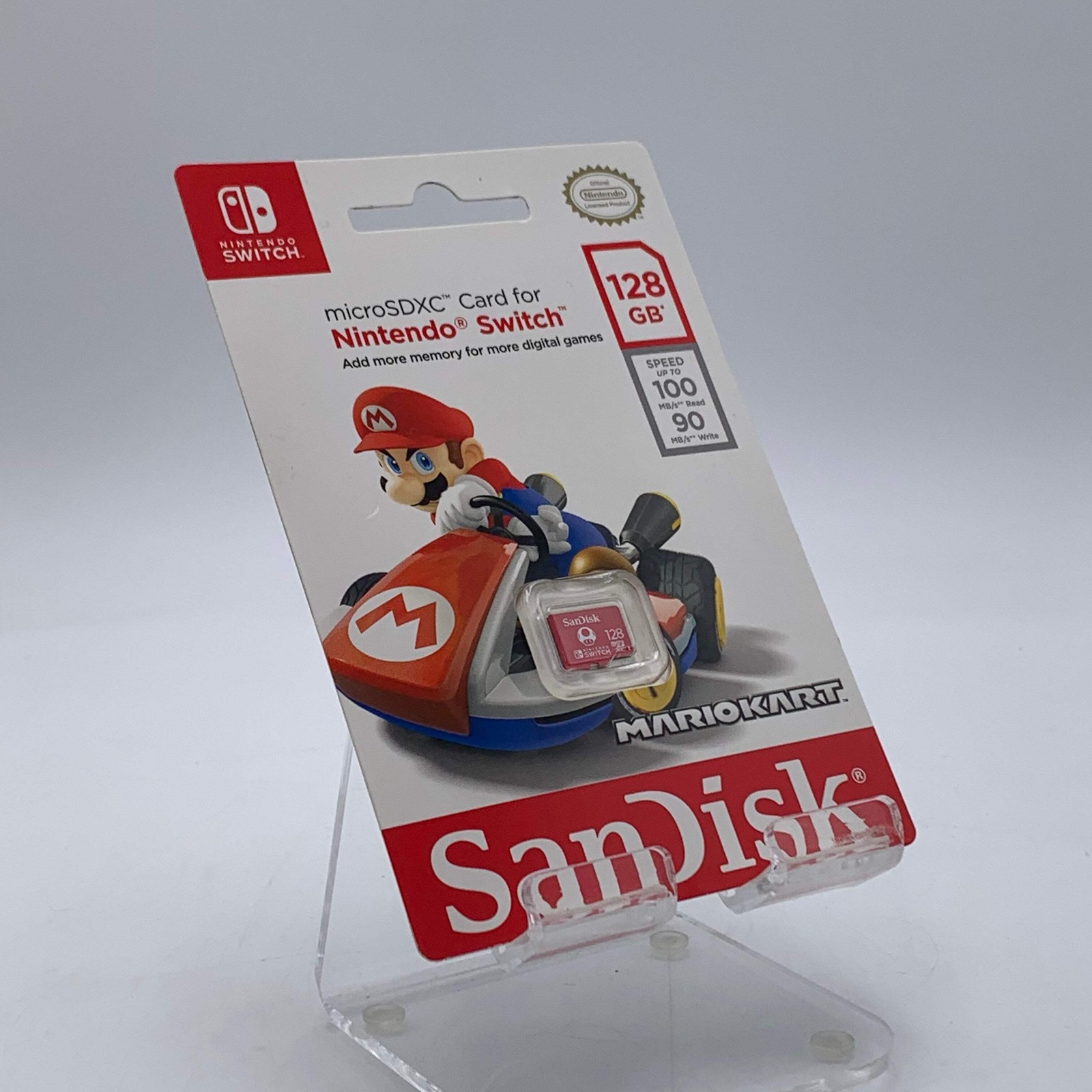 SanDisk microSDXC Card for Nintendo Switch 128GB Mario Red - Brand New
