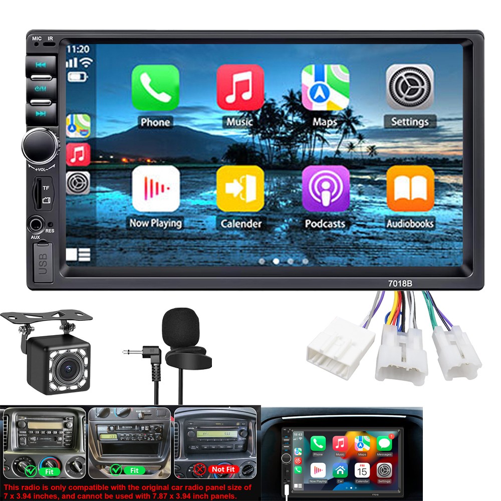 For 1987-2001 Toyota Camry Apple Carplay Car Stereo Radio Android Auto GPS Nav