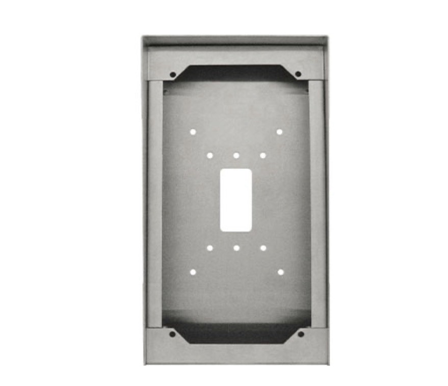 AIPHONE SBX-IDVF 11721 Surface Mount Box, Stainless Steel