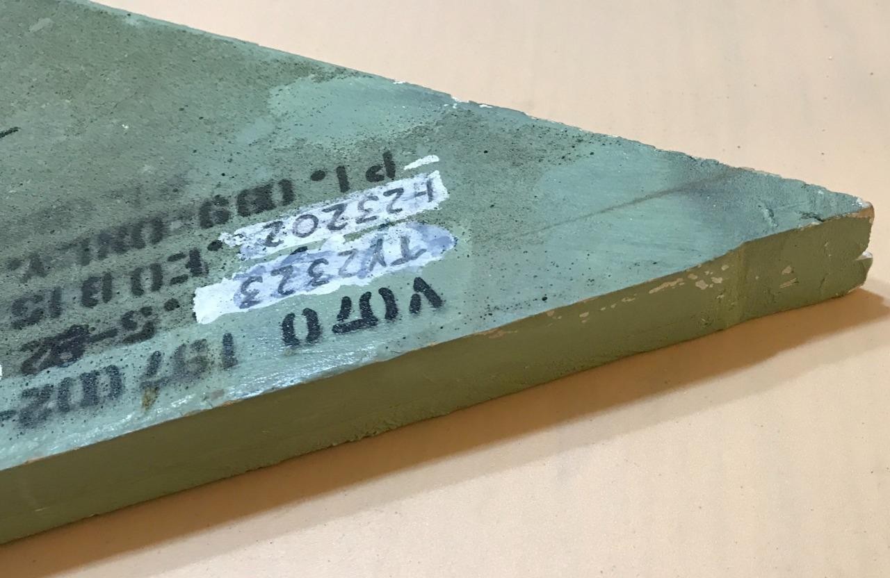 NASA Space Shuttle Fit Check Tile, Challenger 099 Only Unique Upper Elevons