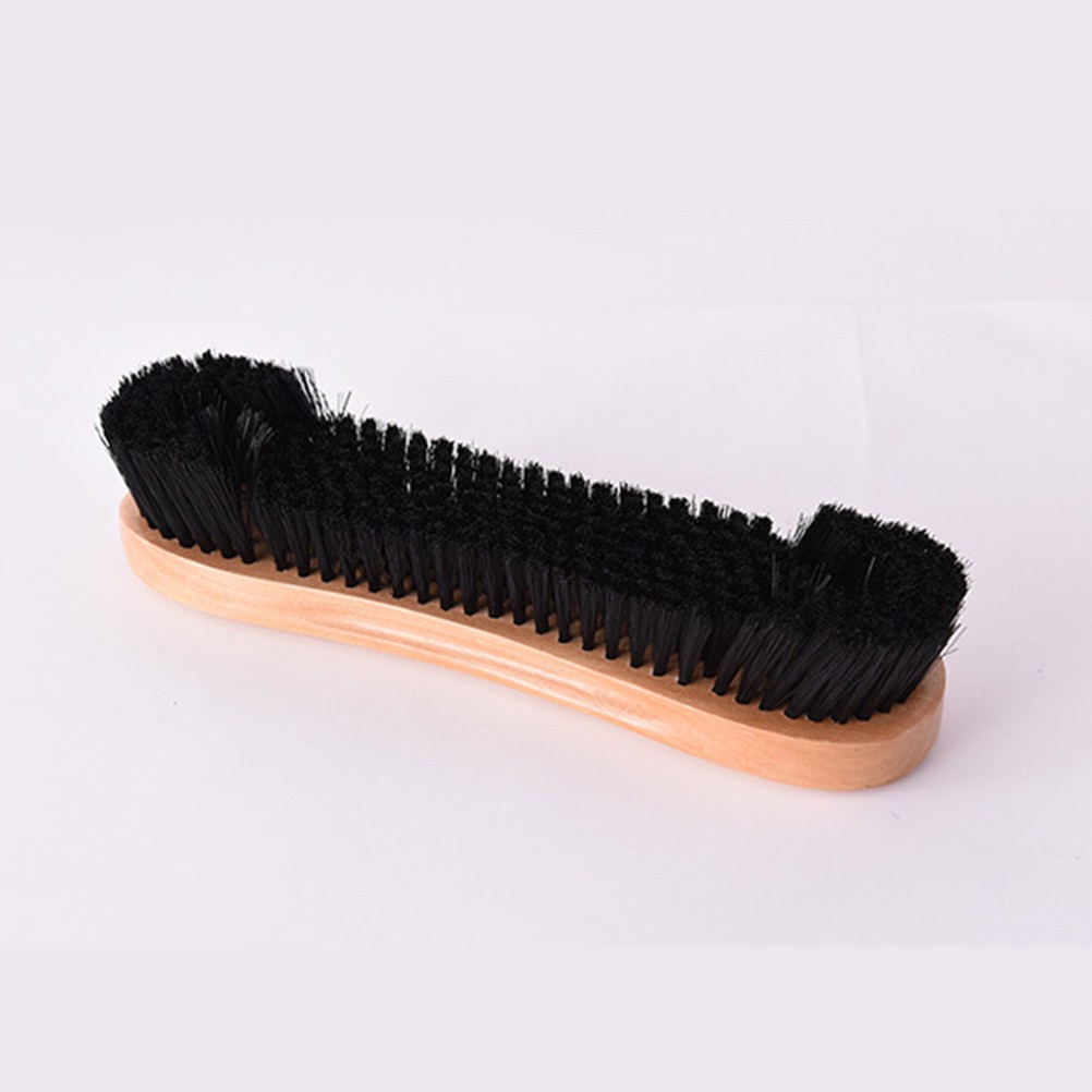 3Pcs Durable Pool Table Brush Set Bamboo Handle Felt Cleaner with Cloth