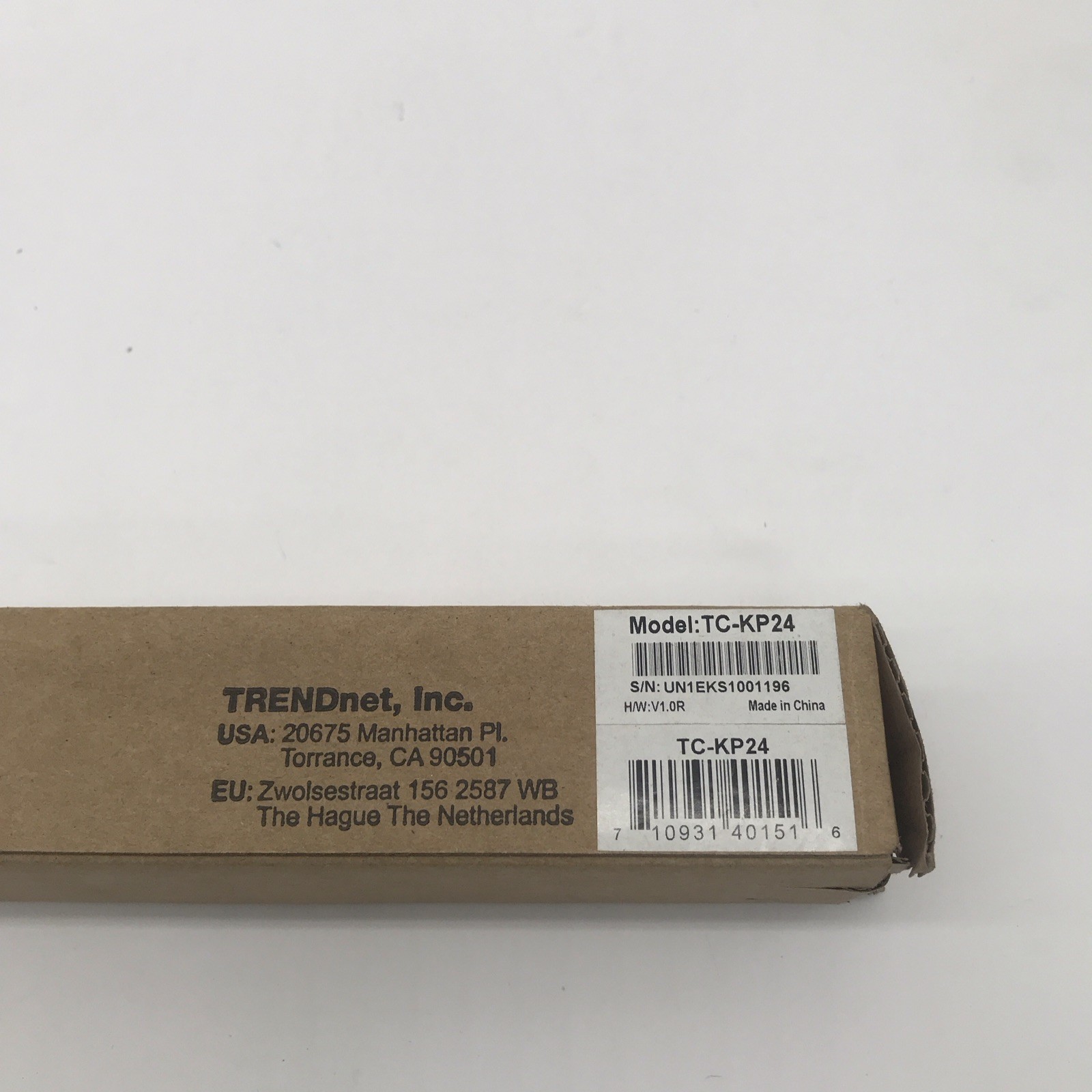 TRENDnet TC-KP24 24-Port Keystone Blank 1U 19in Rack Patch Panel