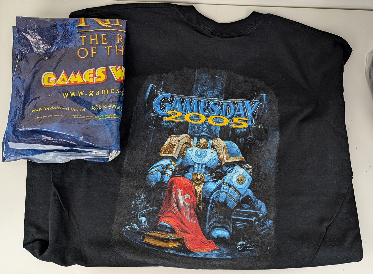 Vintage Games Workshop 2005 Games Day Shirt Sz L Warhammer 40K BRAND NEW