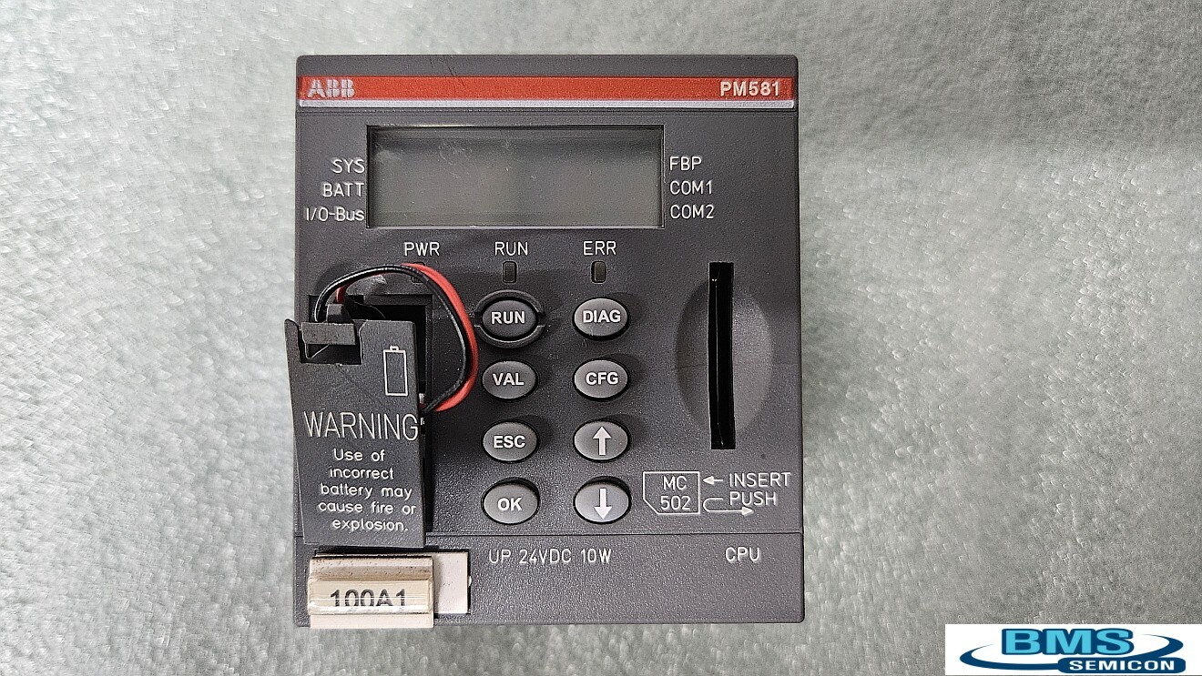 ABB Programmable Logic Controller PM581 C4 / DI524 B6 / DC522 B5