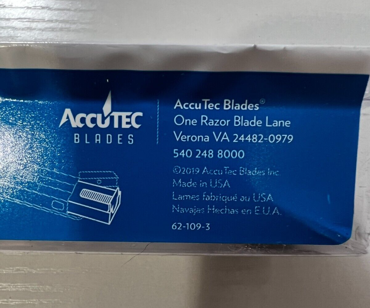 AccuTech BLADES GEM3 - Single Edge - 100 Blades