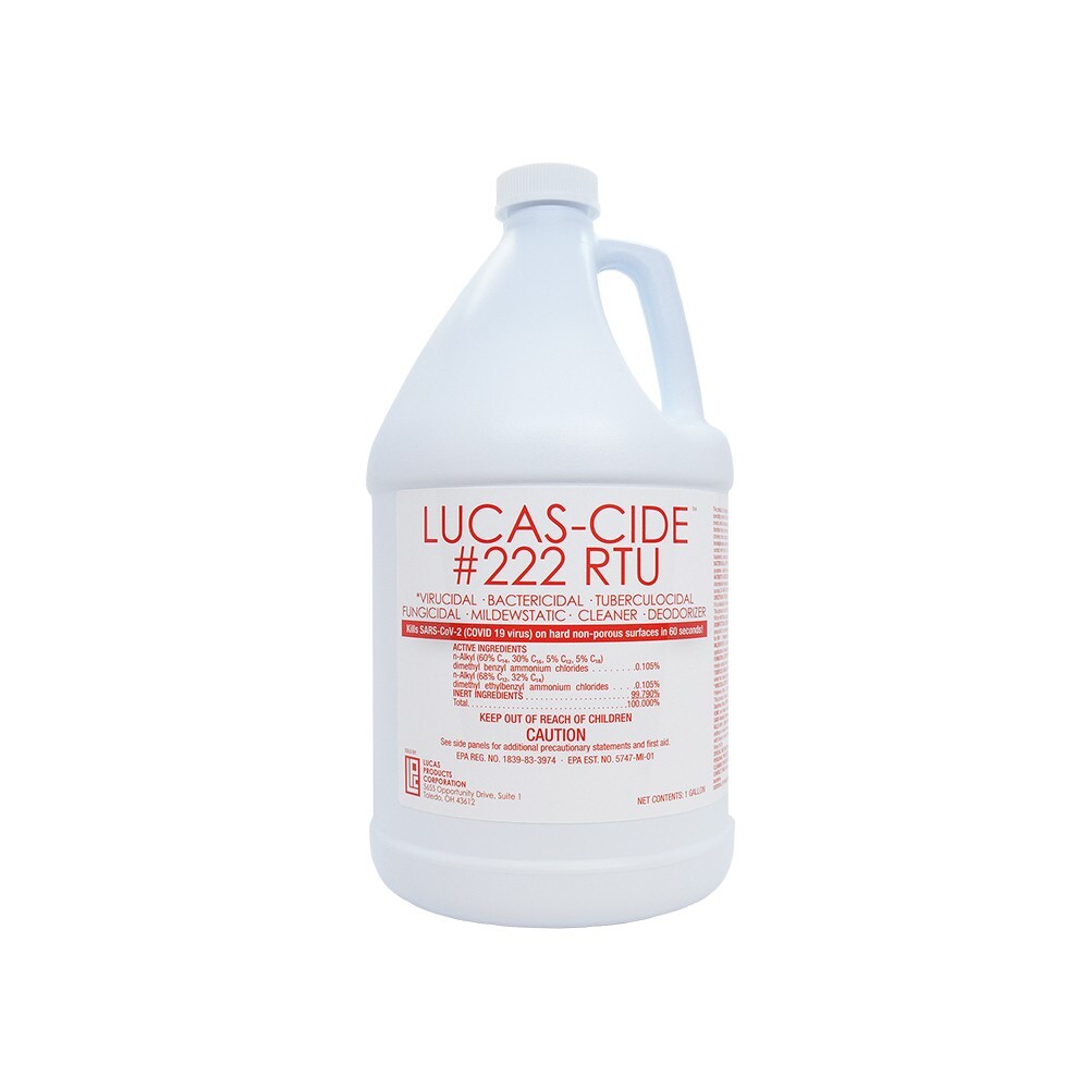 MIDS LUCAS-CIDE RTU 1 Gallon  Disinfectant, Deodorizing, Aggressive Cleaner.