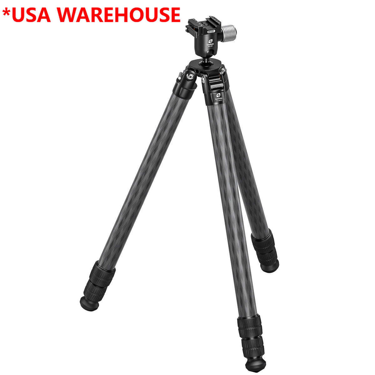 Leofoto SA-363CX+MG-40X Arca & Picatinny Clamp Outdoors Tripod with Ball Head