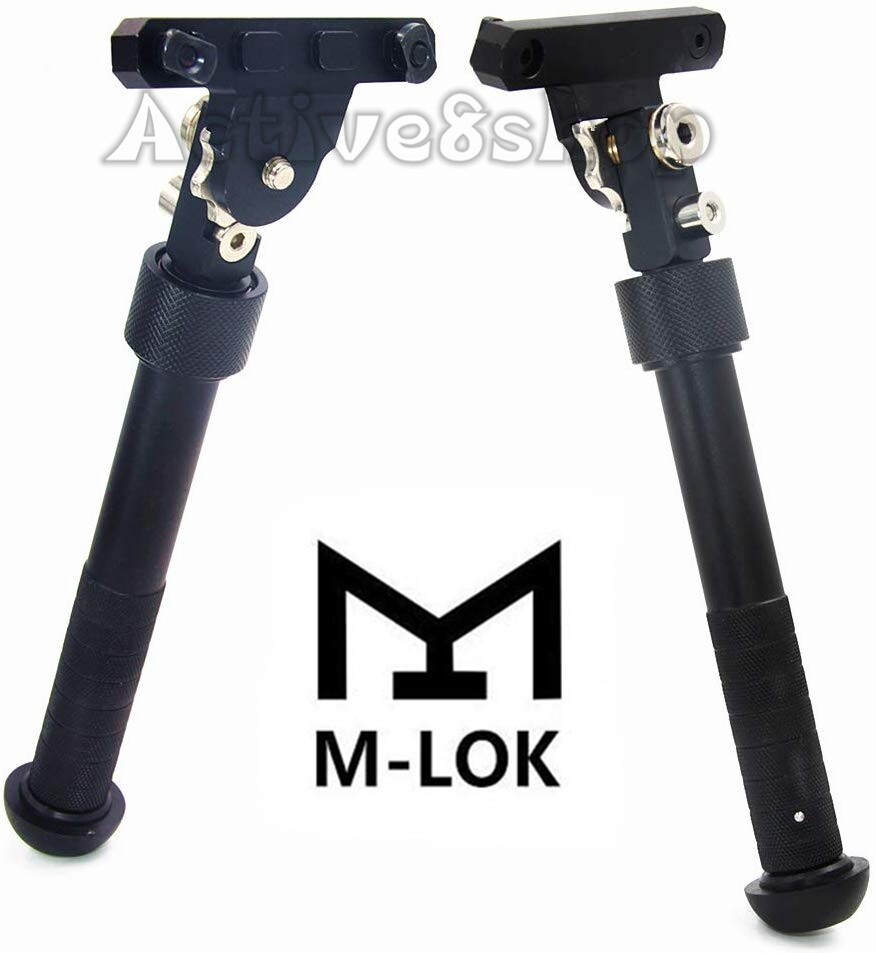 M-LOC Bipod Side Rail Direct Attach Folding Adjustable 6.5-9 Inch Hunting Holder