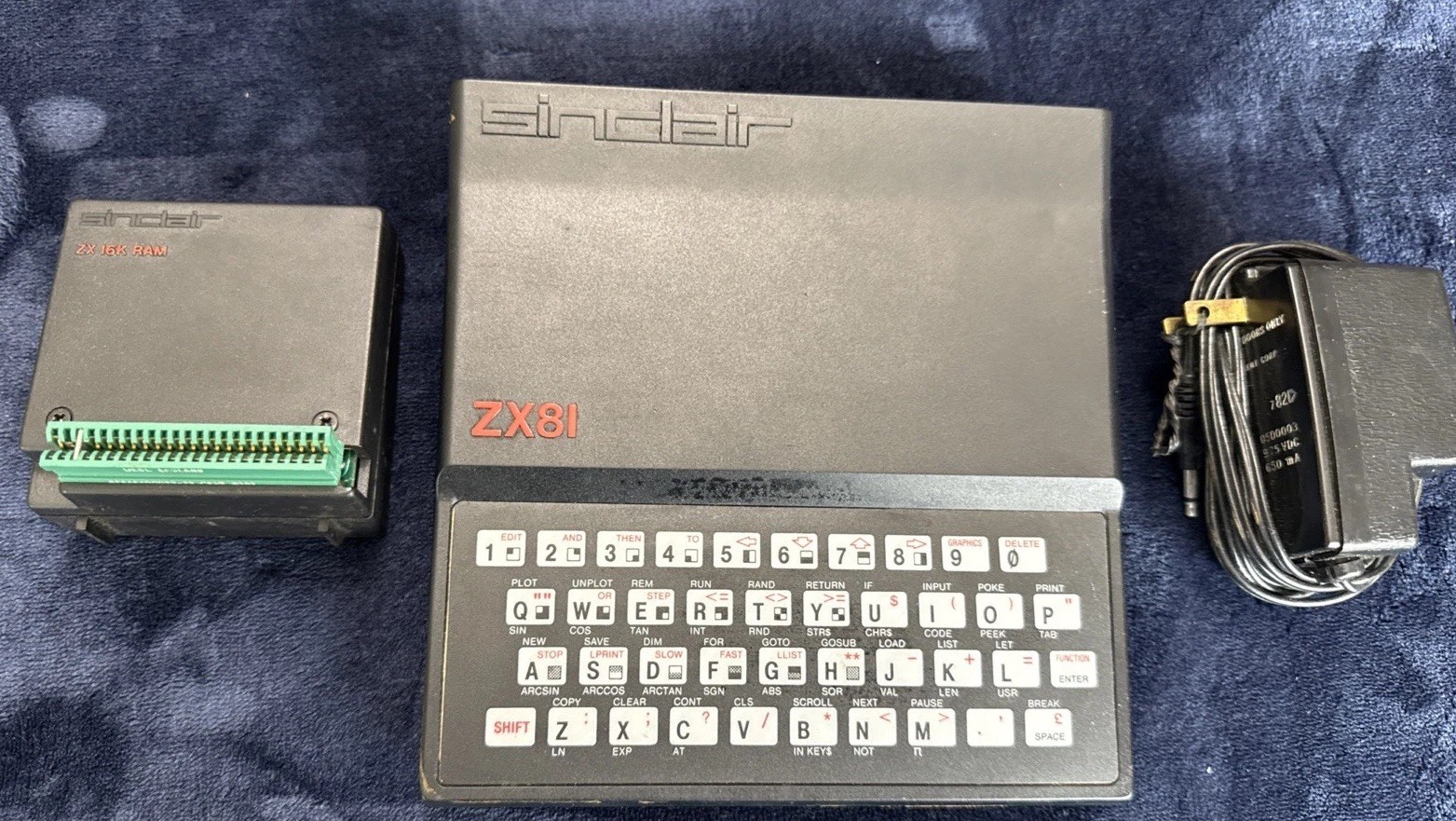 VINTAGE TIMEX SINCLAIR ZX81 PERSONAL COMPUTER  - With 16K RAM. Untested