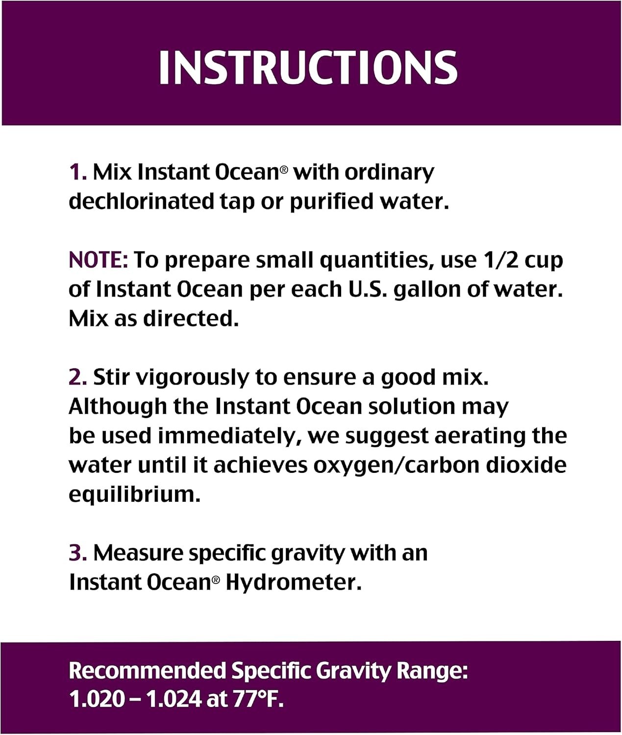 Sea Salt 50 Gallons, For Marine Aquariums, Fast Dissolving