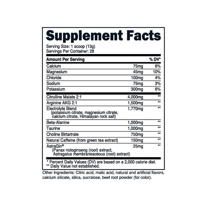 TransformHQ Pre-Workout (Rainbow Splash) 28 Servings - Perform - Gluten Free
