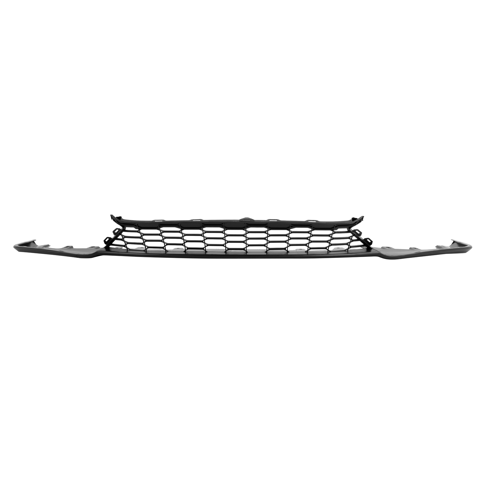 Front Bumper Grille Textured Black Plastic For 2017-2019 Honda Civic Hatchback
