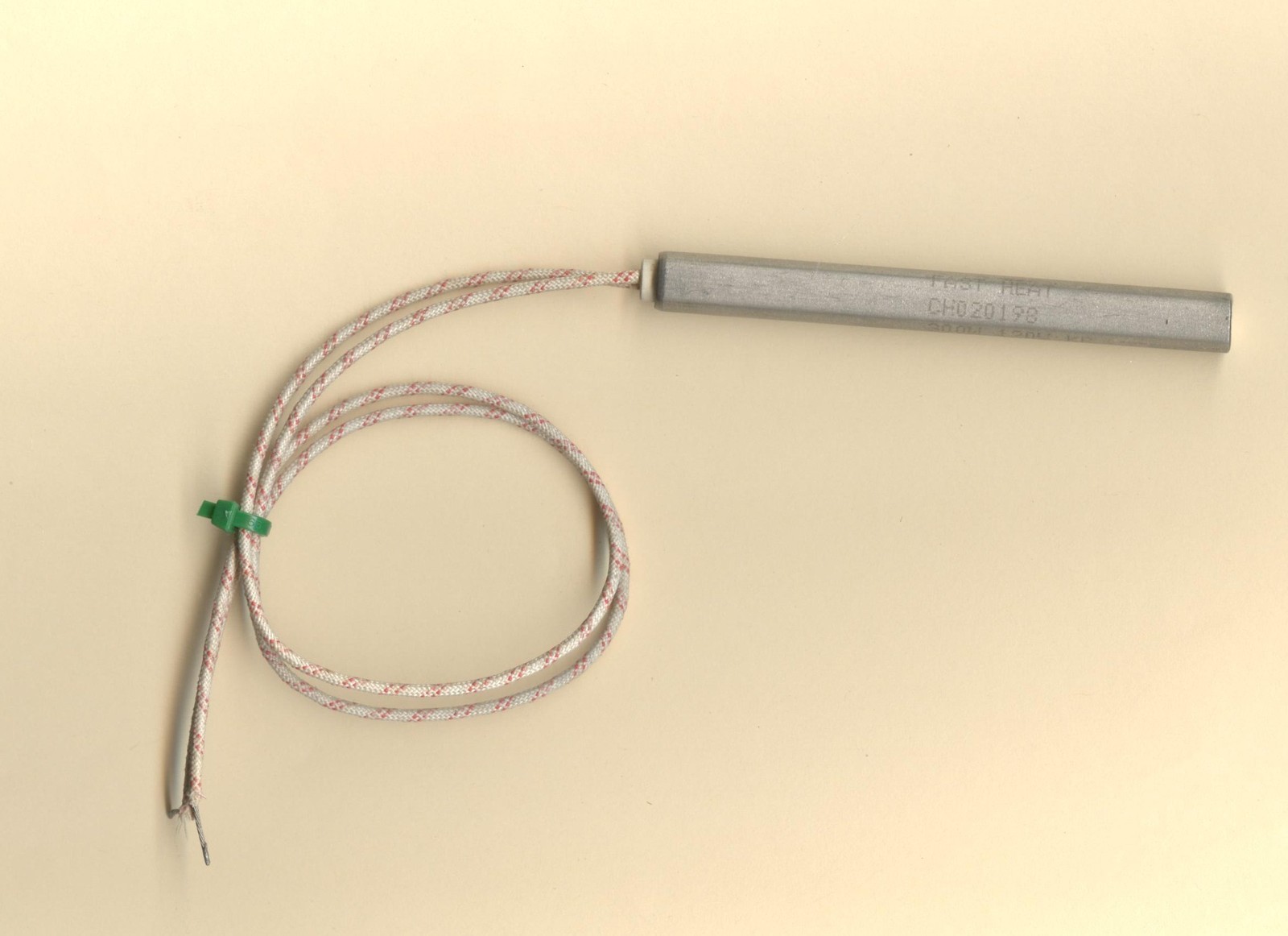 FAST HEAT Cartridge Heater 3/8" Dia X 3" Long 300W 240V 3" Fiberglass Lead