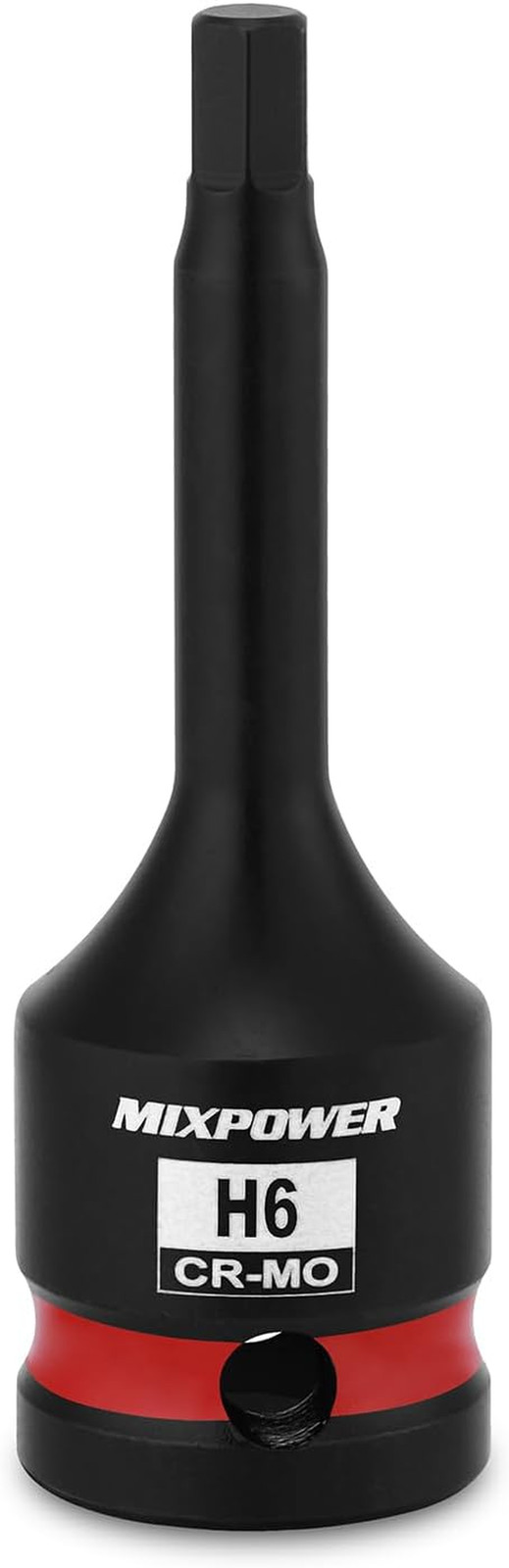1/2" Drive 6Mm Hex Impact Bit Socket, Allen Bit Socket, CR-MO Steel, Master Impa