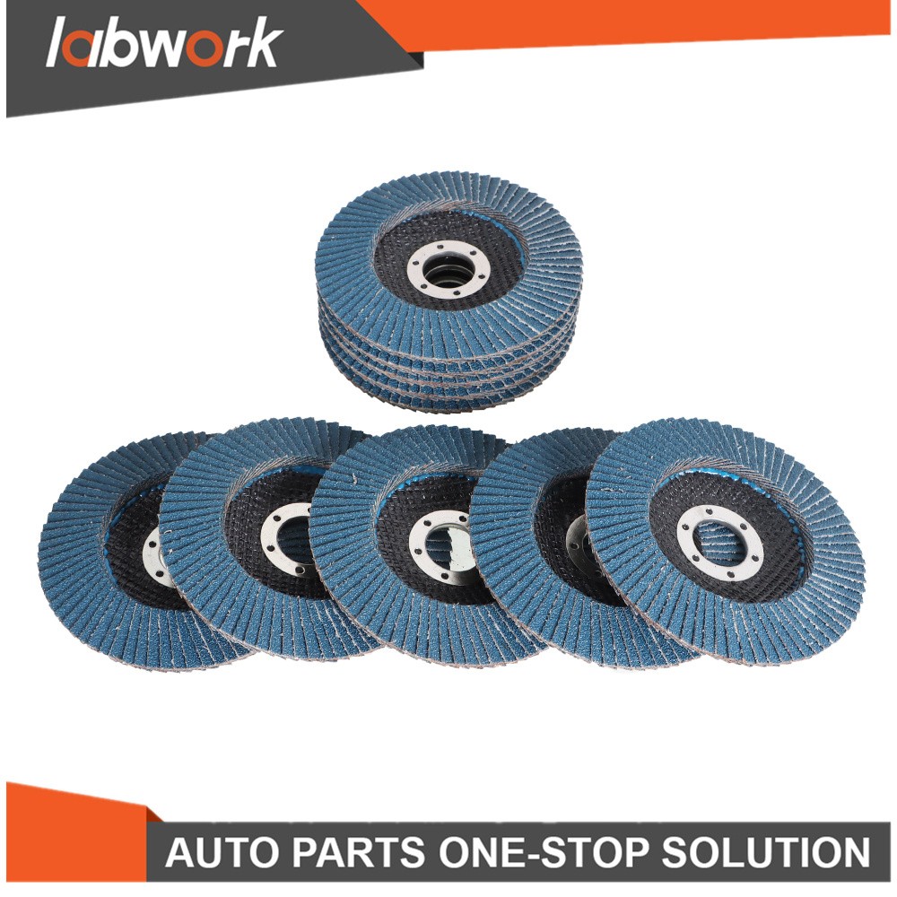 Labwork Premium Zirconia Flap Discs Sanding Grinding 50Pcs 4.5"x7/8" T29 60 Grit