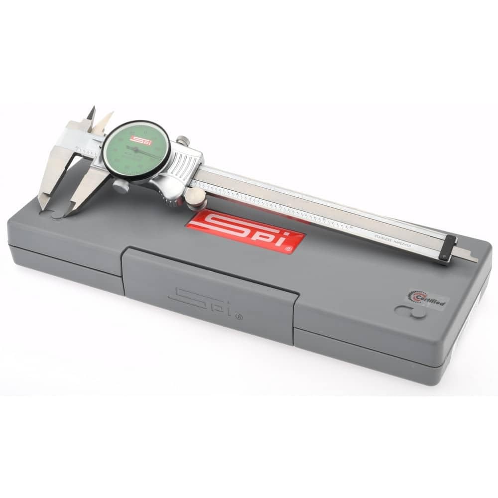 17-984-6 Calibrated Smooth Dial Caliper Green Dial 0" to 6" Range