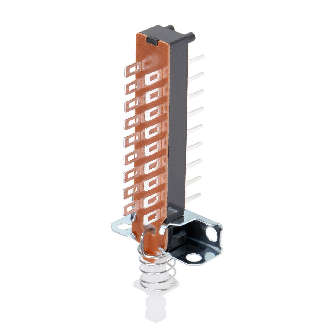 Self-Locking Push Button Switch 6PDT 6 Pole 18Pins 1 Position