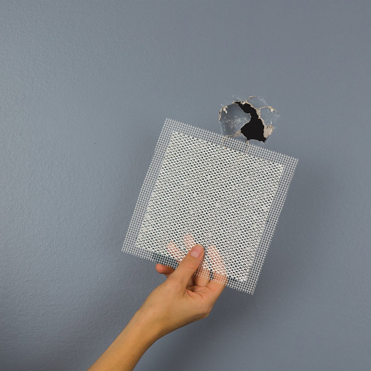 FibaTape 4 In. x 4 In. Wall & Ceiling Self-Adhesive Drywall Patch FDW6836-U
