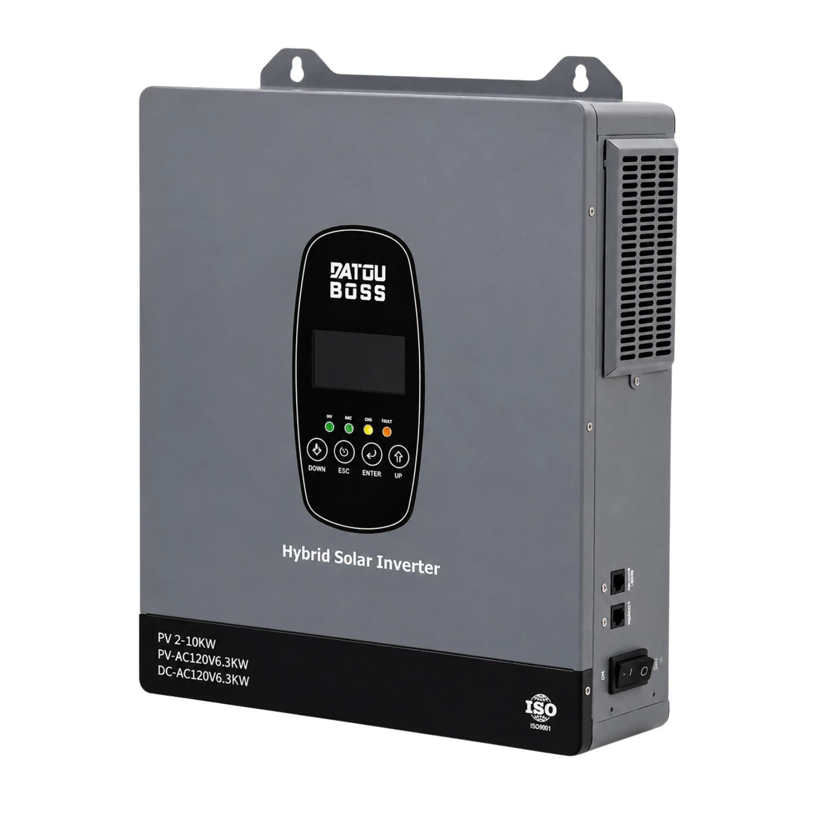 48V 6300W Hybrid Solar Inverter MPPT*2 120A Pure Sine Wave Charger AC 110V/120V