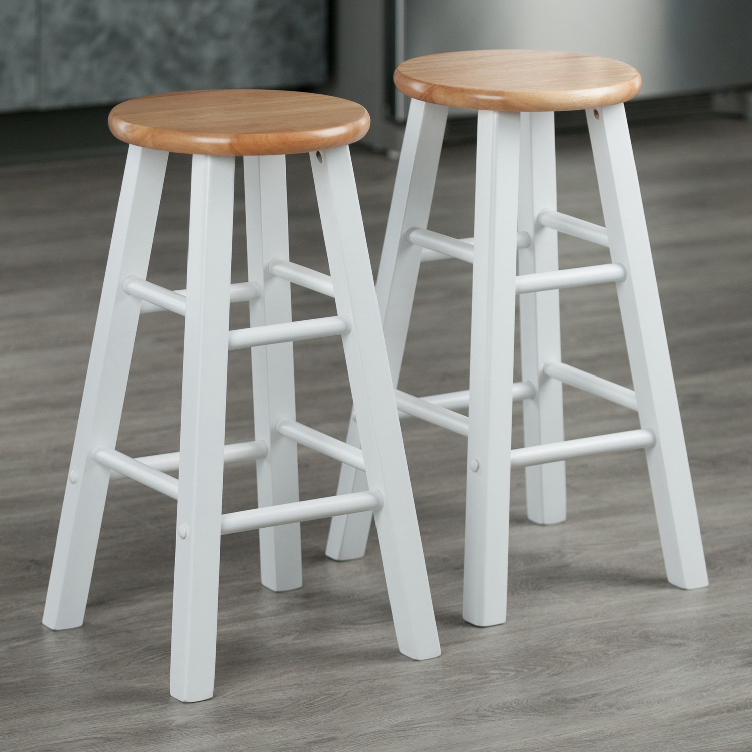 Winsome Element 2-Pc Counter Stool Set, Natural