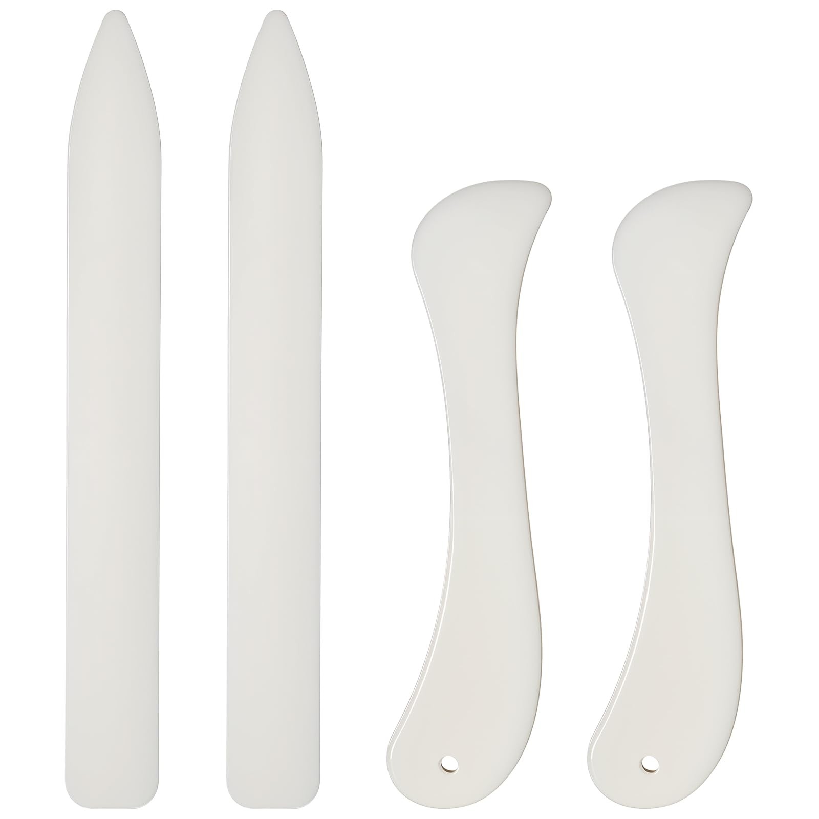 4 Pcs Bone Folders, Crease Makers Scoring Tool Creaser Set Folding Scoring Burni
