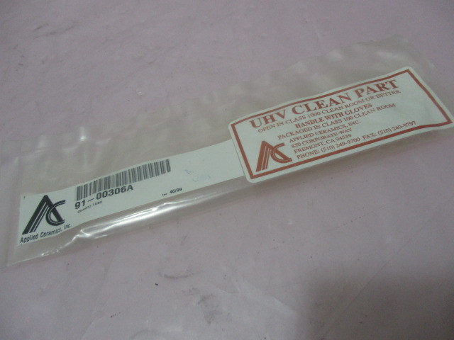 Applied Ceramics Inc. 91-00306A Quartz Tube, 418472