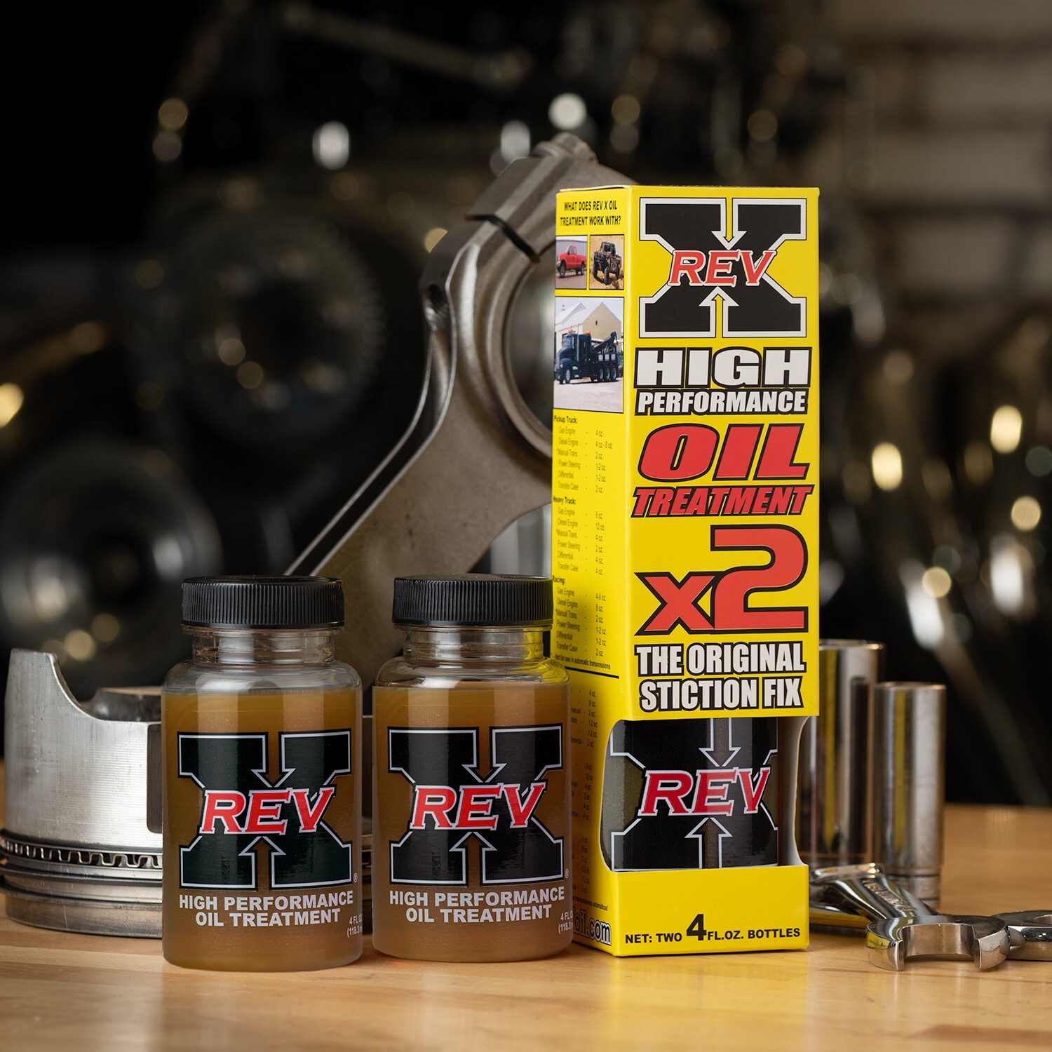 REV X Diesel Engine Treatment Kit - Oil & Fuel Treatment - Cleans Injectors