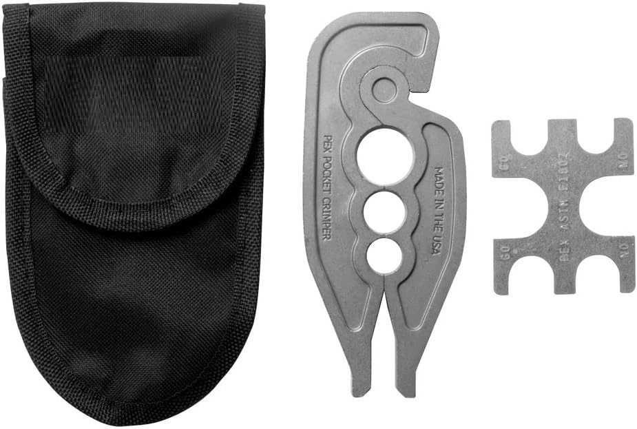 PEX Pocket Crimper Tool for PEX Tubing Plumbing Crimping Hand Tool