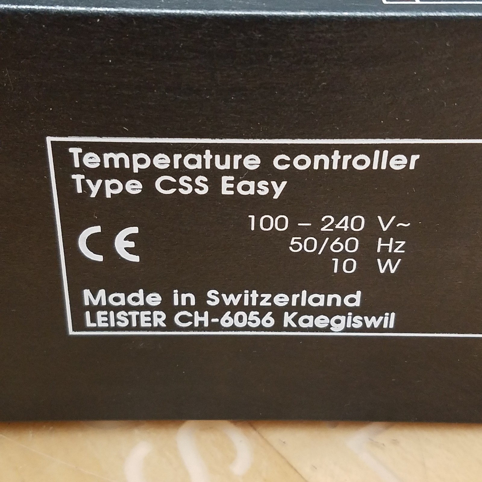 Leister CSS Easy Temperature Controller, 100-240V, 50/60Hz, 10W - USED