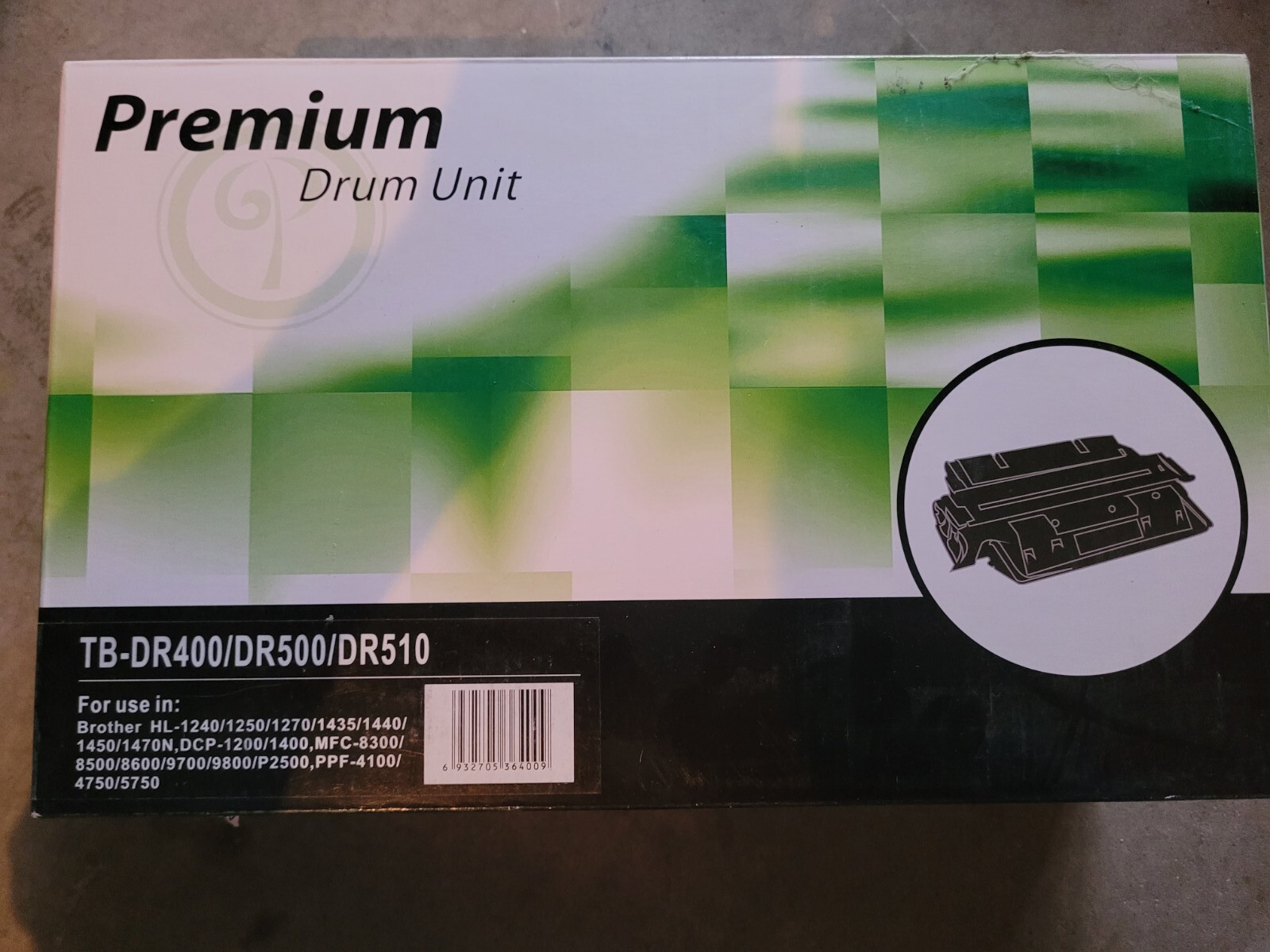 NEW Premium Drum Unit Replaces Brother DR 400/DR500/DR510