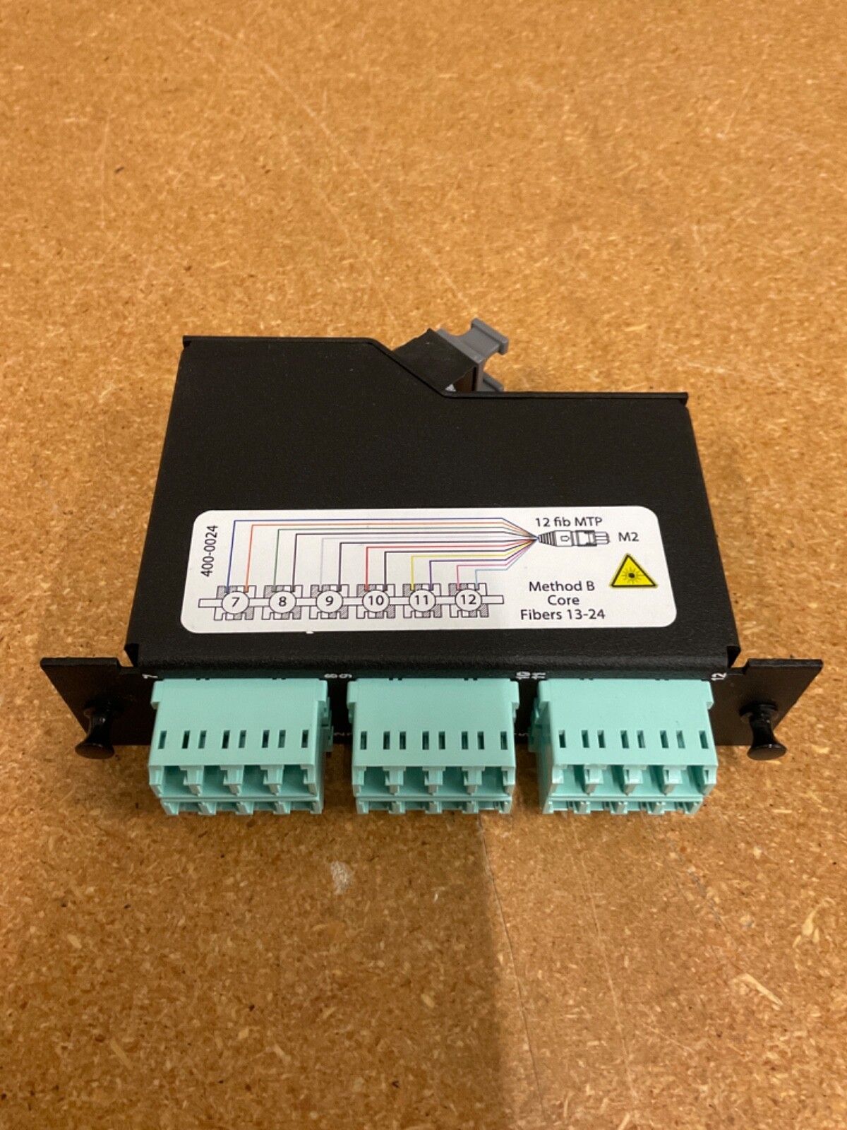 Leviton MTP-LC Method BC Core Fiber Optic Module With Rear Dust Covers