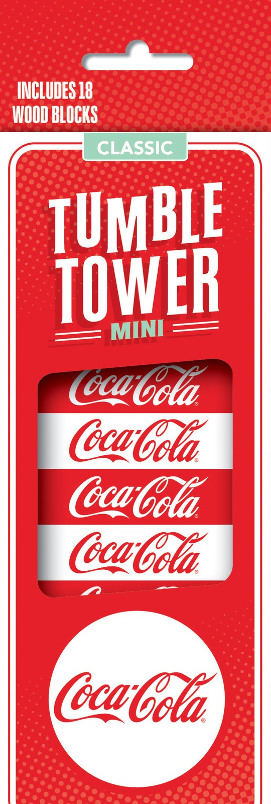 MasterPieces - Coca-Cola - Officially Licensed Mini Tumble Tower Game