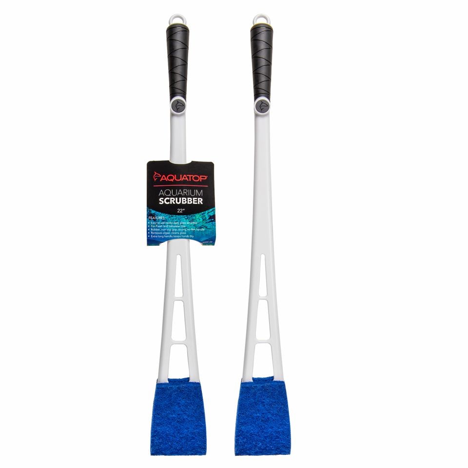 AQUATOP 22" Heavy-Duty Glass Aquarium Scubber w/ Extra Long Handle, AASC-22