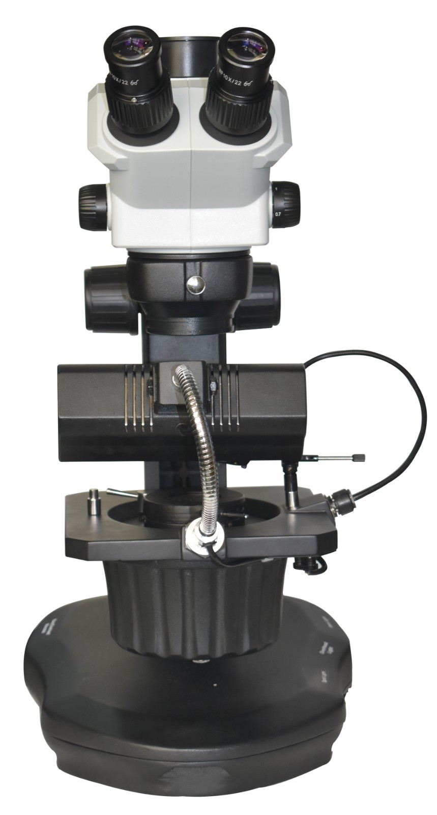 Long Working High Zoom Stereo Gemmology Gemstone Jewellery Darkfield Microscope