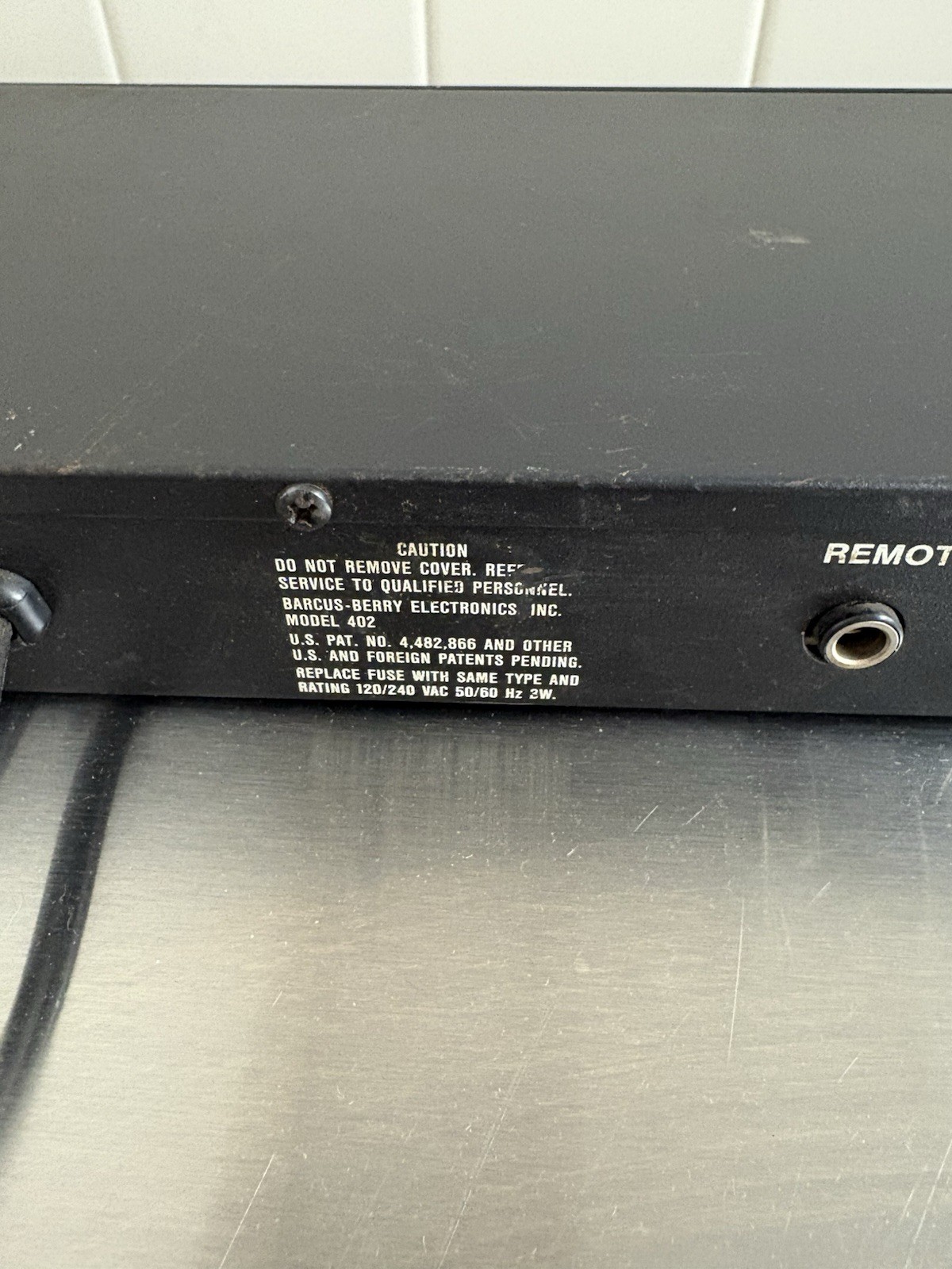 BBE MAXIE 402 STEREO SONIC MAXIMIZER SIGNAL PROCESSOR - TESTED AND WORKS