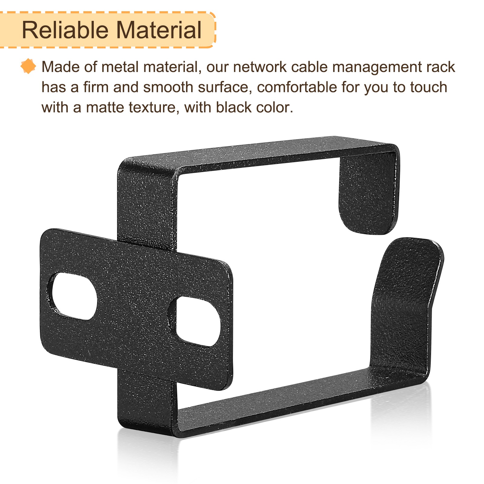 10 Set Server Rack Cable Management D Ring Hooks Wire Organizer Cable Mount