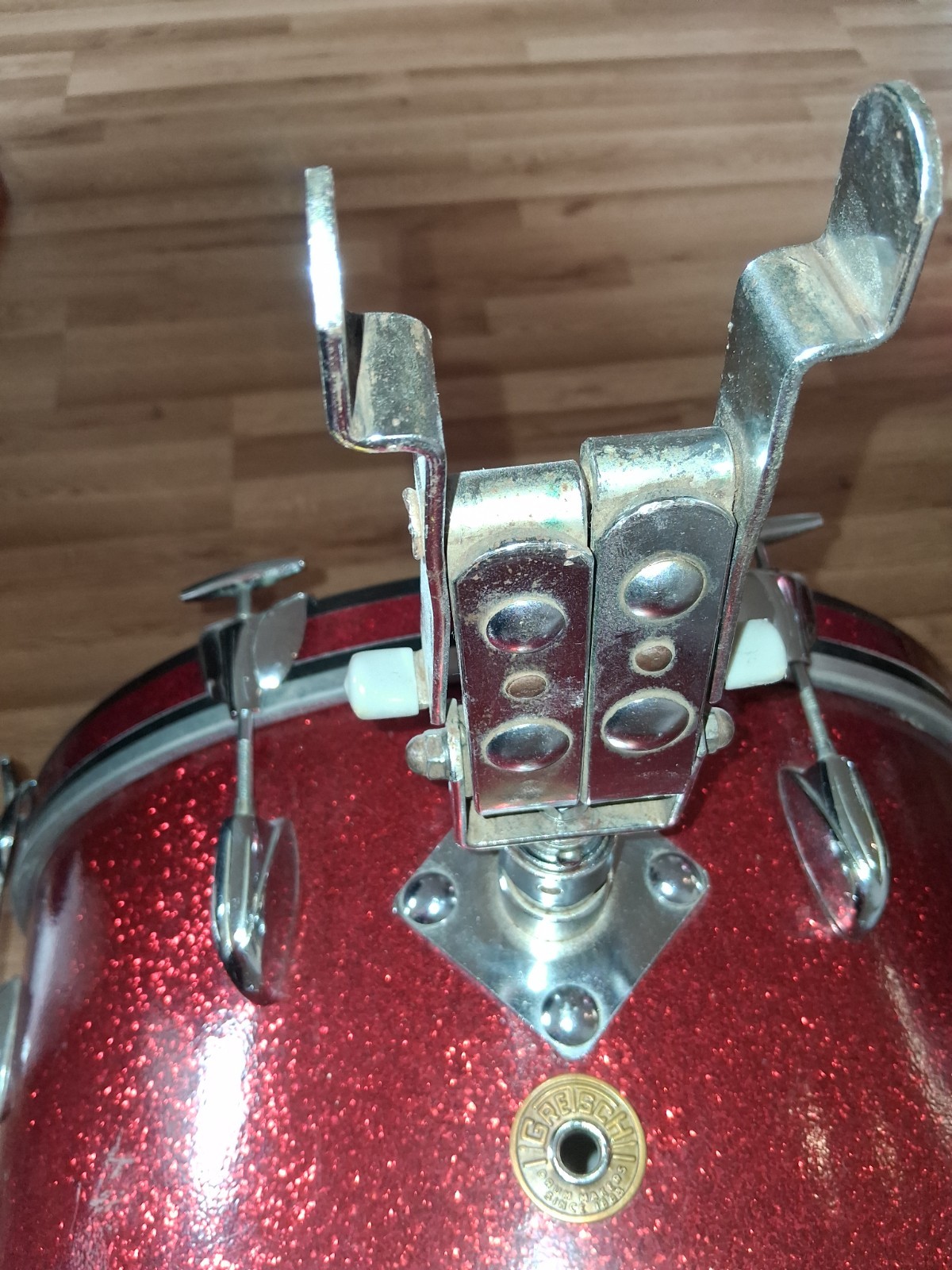 Gretsch 1966 Red Sparkle 4 piece drum set