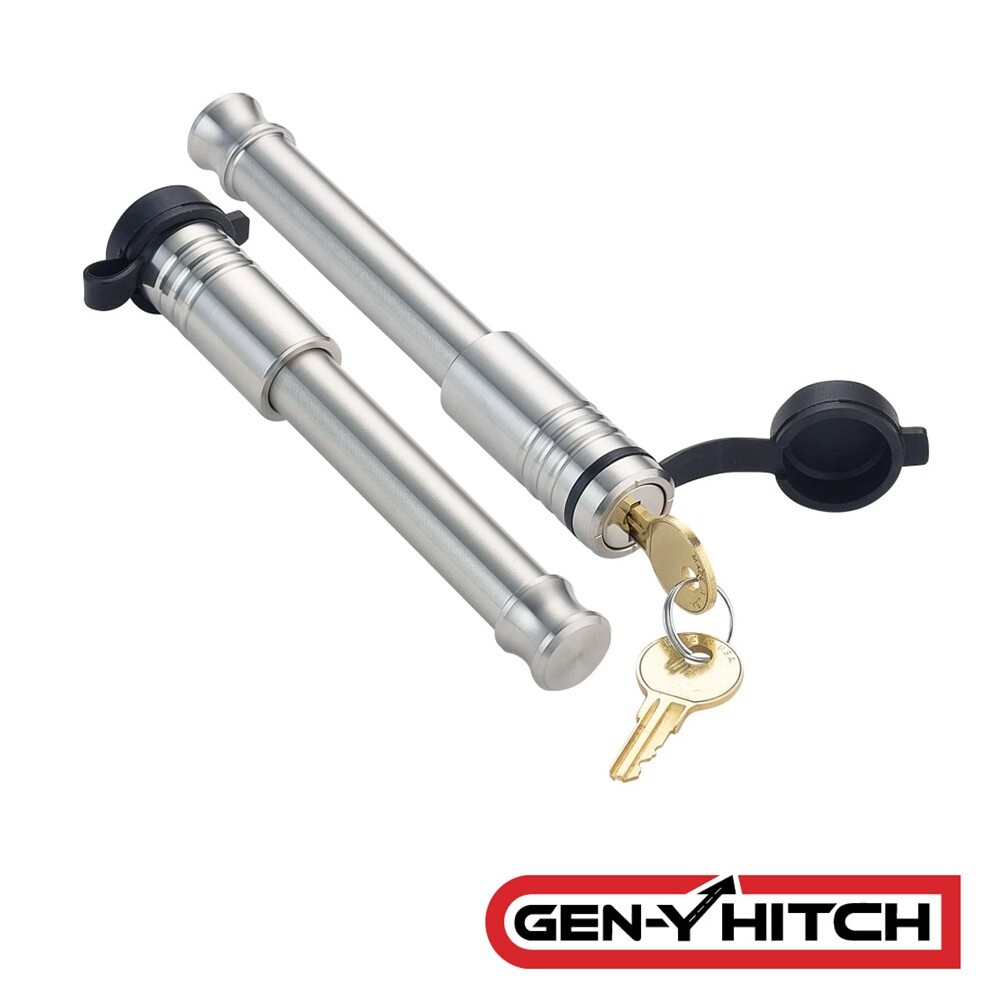 Gen-Y Trailer Hitch Lock Set (2) 5/8"x3-5/8" & 3-1/8"(2.5") +4 Keys GH103909