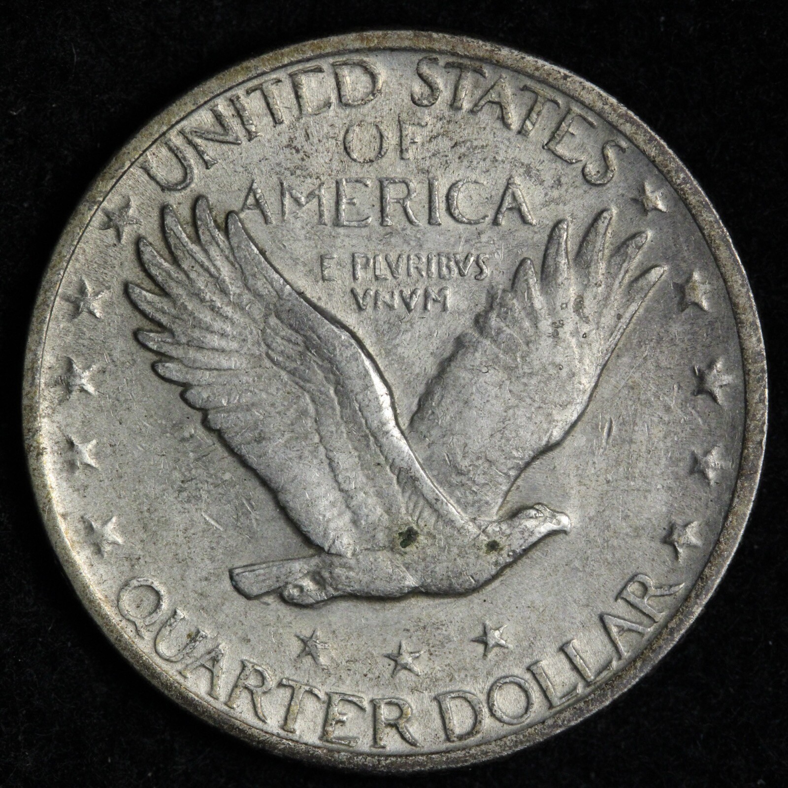 1920 Standing Liberty Silver Quarter AU E252 SWMK