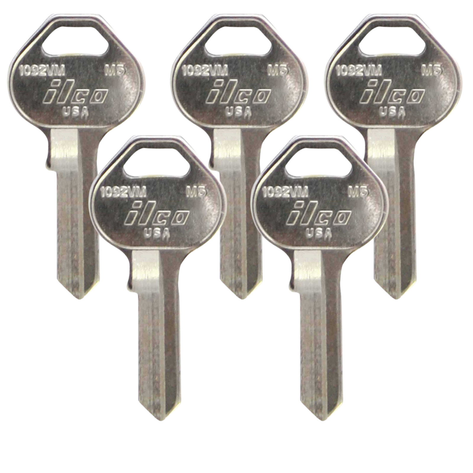 5x New Uncut Master Key Blanks For Padlock #81 #82 #1710 #1714 5 Cut 1092VM M5